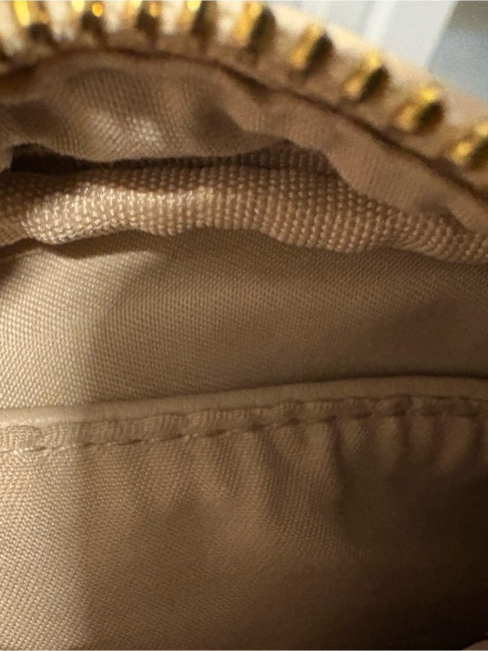 NWT Altar'd State Taupe Leatherette Mini Satchel with Gold Hardware - Picture 3 of 5